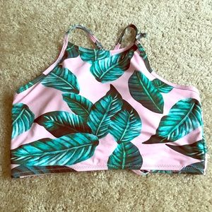 Palm Leave Bikini Set *Never worn* Size XL